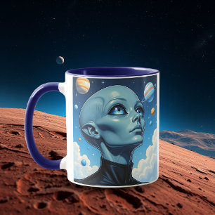 Mug Beau Alien extra-terrestre Être personnalisé