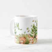 Mug Beau Aquarelle Animaux (Devant gauche)