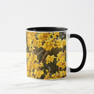 Mug Beau Arbuste de Forsythie Dorée