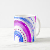 Mug Beau Arc En Ciel Violet Et Bleu (Devant droit)
