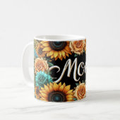 Mug Beau Arrangement Floral Avec "Maman" (Devant gauche)