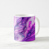 Mug Beau Arrière - plan de fumée violet de perruques (Devant droit)