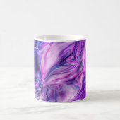 Mug Beau Arrière - plan de fumée violet de perruques (Centre)