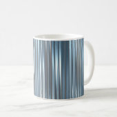 Mug Beau arrière - plan vertical abstrait bleu avec l (Devant droit)