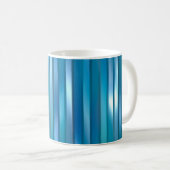 Mug Beau arrière - plan vertical abstrait bleu avec l (Devant droit)