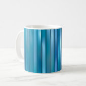 Mug Beau arrière - plan vertical abstrait bleu avec l (Devant gauche)