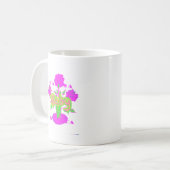Mug Beau bébé Extraordinaire rose Inspirationnel Flora (Devant gauche)