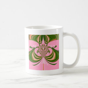 Mug Beau bébé rose vert et blanc Kaleidoscope