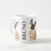 Mug Beau beige couleur French Bulldog (Devant gauche)