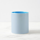 Mug Beau bleu (couleur solide) (Centre)