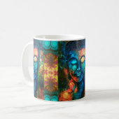 Mug Beau Bouddha coloré (Devant gauche)
