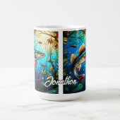 Mug Beau brochet de walleye dans le lac (Centre)