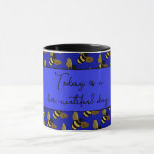 MUG BEAU BUMBLEBEE OR NOIR HAPPY BEE TEXTE BEE (Centre)