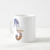 Mug Beau cadeau d'hippocampe pour l'arrière - plan de (Devant gauche)