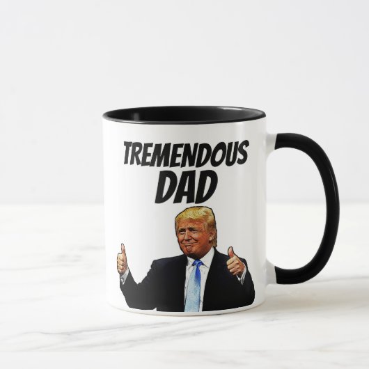 MUG BEAU CAFÉ PAPA, FUNNY DONALD TRUMP (Droite)