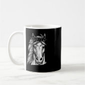 Mug Beau Cheval Avec Bandana Polka Dot - Main (Gauche)
