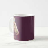 Mug beau cheval blanc (Devant gauche)