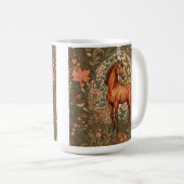 Mug Beau cheval Brown William Morris Inspiré (Devant droit)