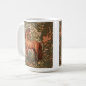 Mug Beau cheval Brown William Morris Inspiré (Devant gauche)