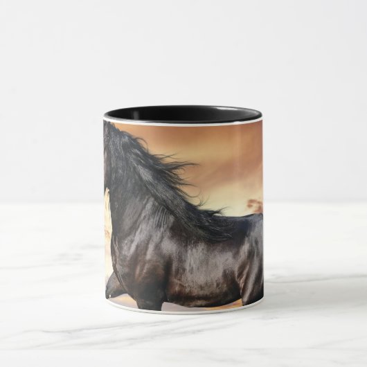 Mug Beau Cheval Noir (Centre)