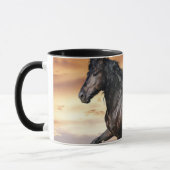Mug Beau Cheval Noir (Gauche)