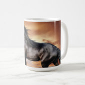 Mug Beau Cheval Noir (Devant droit)