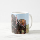 Mug Beau clydesdale chevaux labourant (Devant droit)