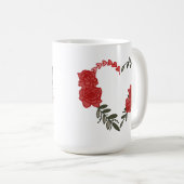 Mug Beau coeur Rose (Devant droit)