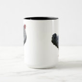 Mug Beau Coq Wyandotte Pencilé Argent (Centre)