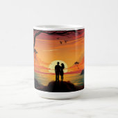 Mug Beau coucher de soleil (Centre)