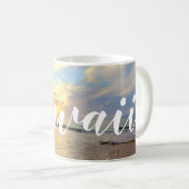 Mug Beau coucher de soleil d'Orange Maui (Devant droit)