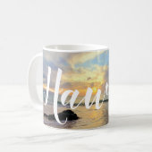 Mug Beau coucher de soleil d'Orange Maui (Devant gauche)