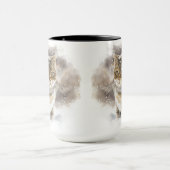 MUG BEAU COULEUR D'EAU TABBY BROWN CAT (Centre)