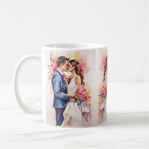 Mug Beau couple Mariage avec mignonne drôle