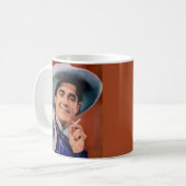 Mug beau cow-boy avec cigarette (Devant gauche)