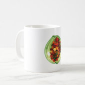 Mug Beau design rose extraordinaire coloré (Devant gauche)