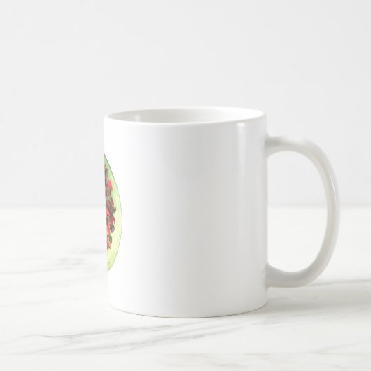 Mug Beau design rose extraordinaire coloré (Droite)