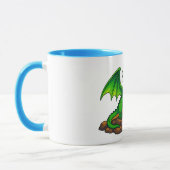 Mug Beau dragon vert (Gauche)