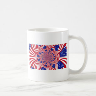 Mug Beau drapeau américain Extraordinaire Kaleidoscope