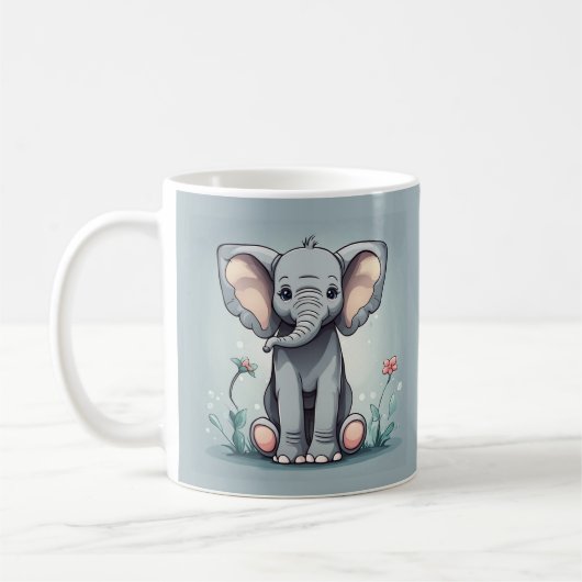 Mug Beau éléphant assis (Gauche)