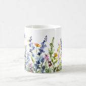 Mug Beau Enveloppement des fleurs de prairie de printe (Centre)