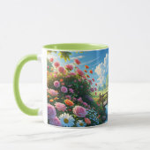 Mug Beau été, illustration colorée, (Gauche)