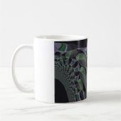 Mug Beau Extraordinaire Vert Aurora Texture Art Design (Gauche)