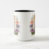 MUG BEAU FLUFFY WATERCOLOR POMERANIAN DOG (Centre)