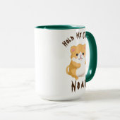 Mug Beau Hamster D'Aquarelle Me Tenir Plus Près Person (Devant droit)