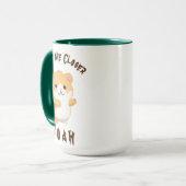Mug Beau Hamster D'Aquarelle Me Tenir Plus Près Person (Devant gauche)