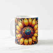 Mug Beau Hyperréaliste Sunflower Art (Devant gauche)