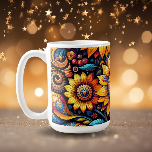 Mug Beau Hyperréaliste Sunflower Art