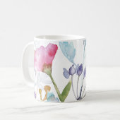 Mug Beau Illustré Painted Floral Print (Devant gauche)