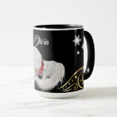 Mug Beau Imaginaire Noël Unicorne (Devant droit)